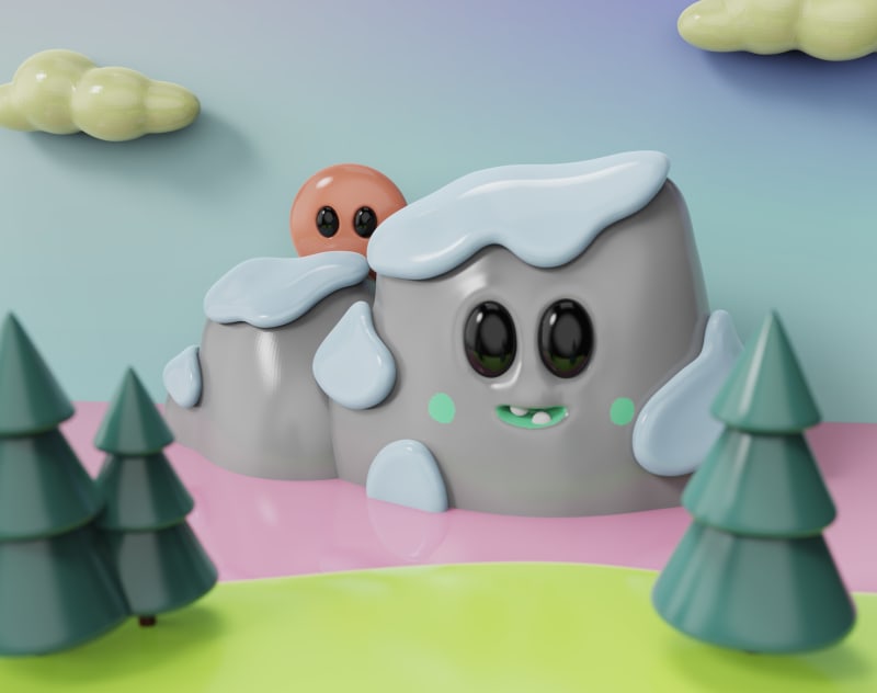 Snow on mountain #15/50