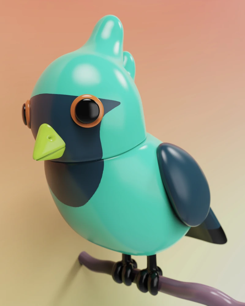 Yellow and green bird