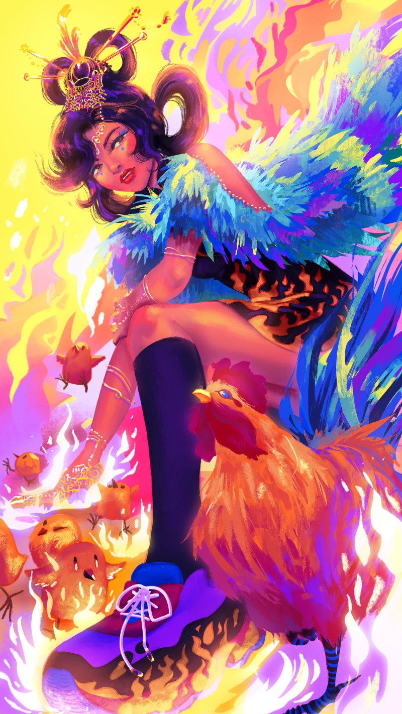 Fire Rooster by Orabelart #2/35