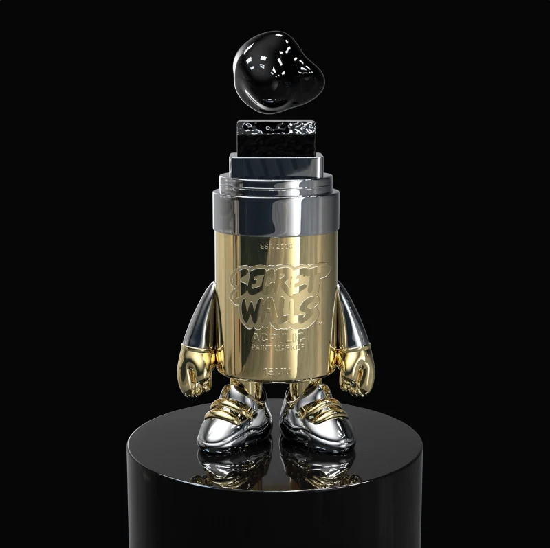 Secret Walls Marker Mascot (Metal)