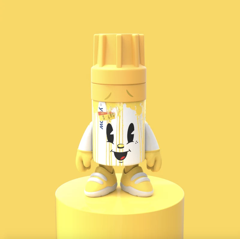 OG Slick Marker Mascot (Color)