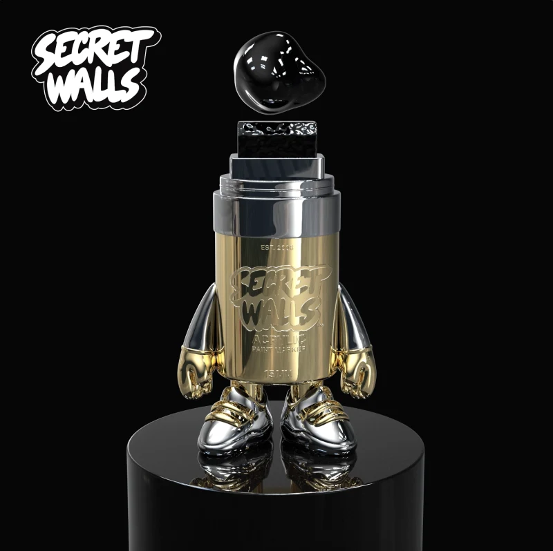 Secret Walls Marker Mascot (Metal) - Redeemable