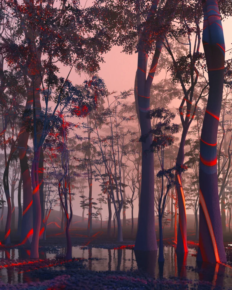 Forest glitch