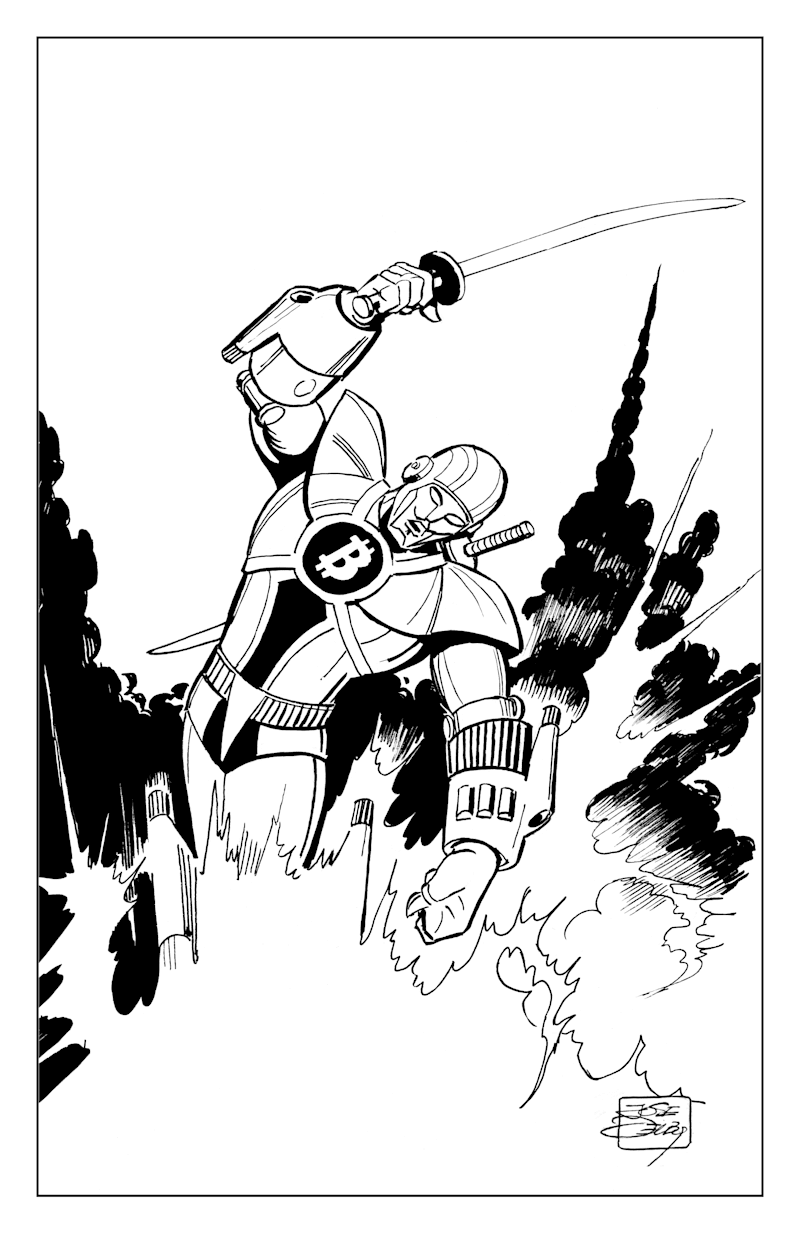 Satoshi The Creator - Katanas Of Lightning - Classic