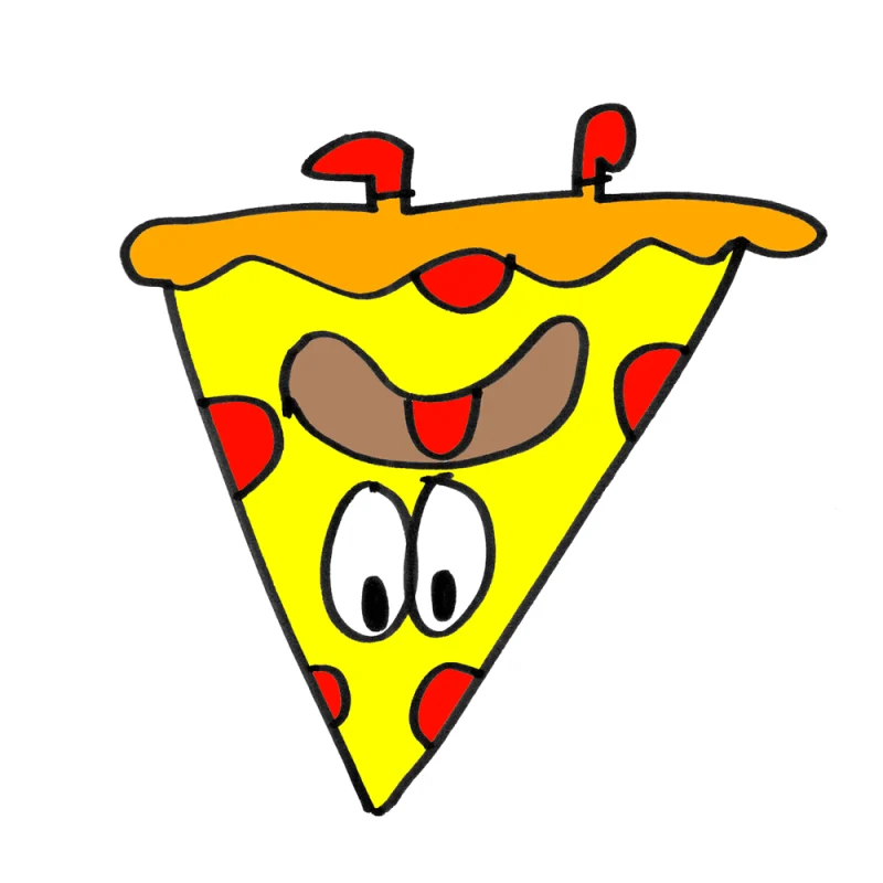 Drawn Upside Down Slice