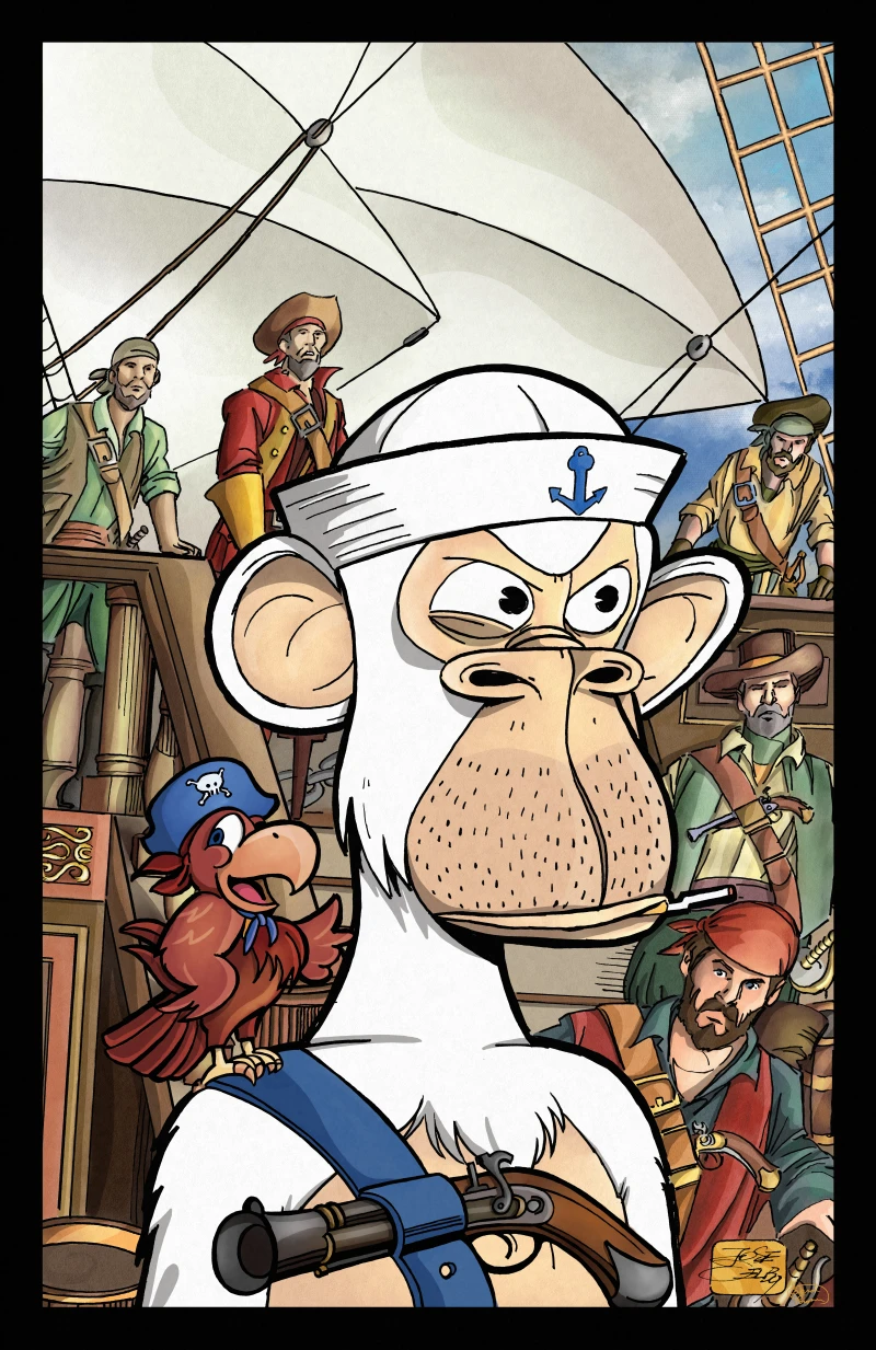 Captain Apemo - A Pirate’s Best Friend - Morgan The Parrot #42/49