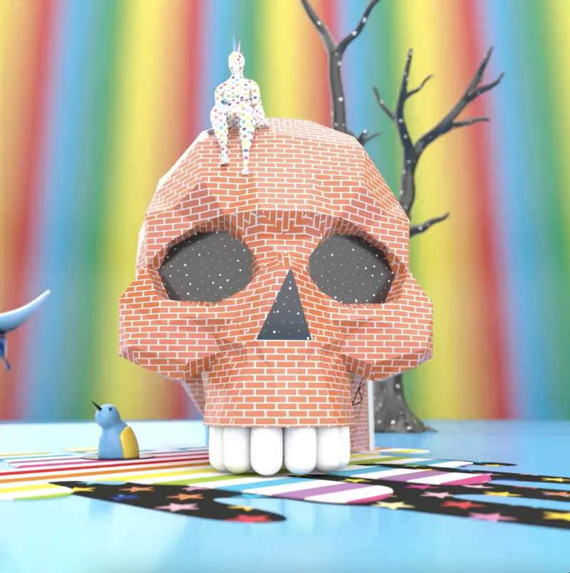 Skull House - Brick Skin Edition