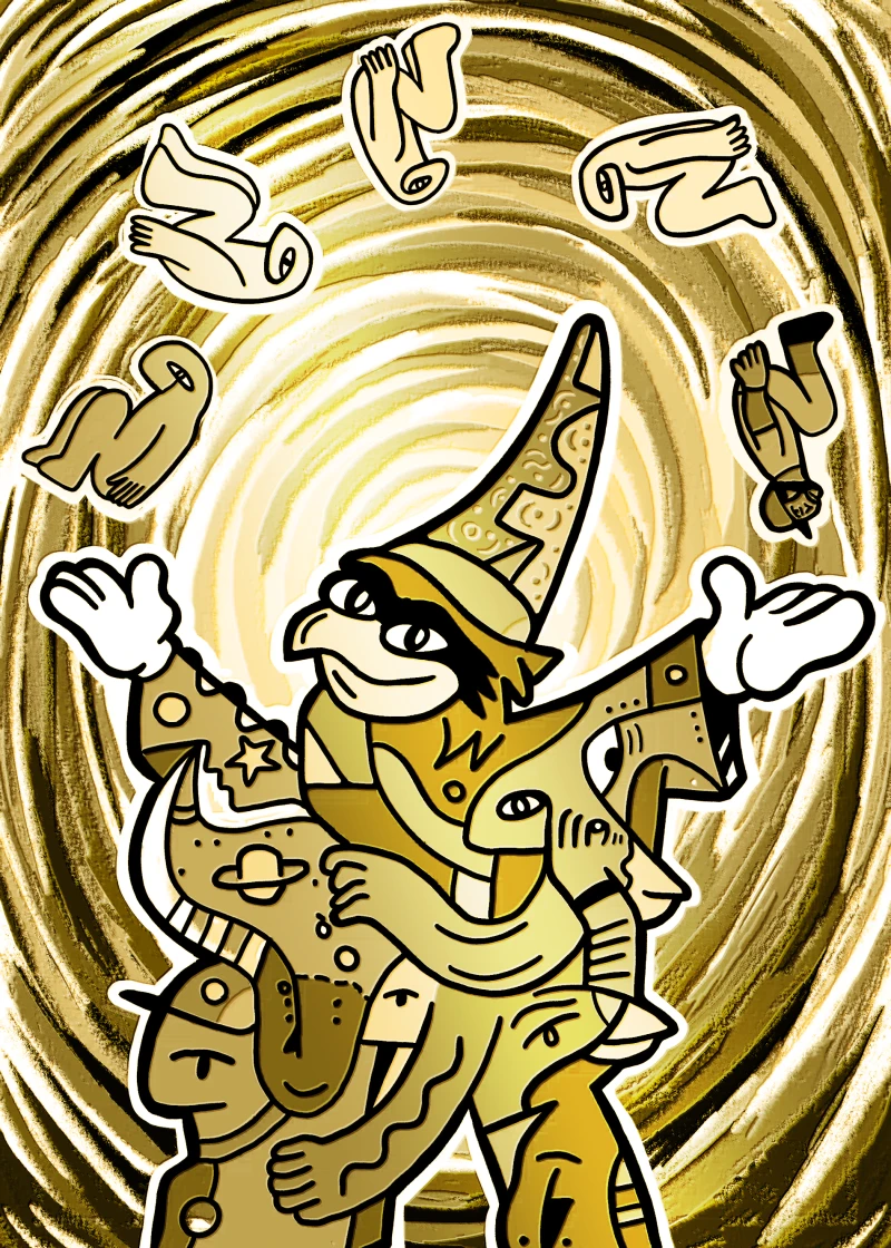 Wizard Blob (Gold)