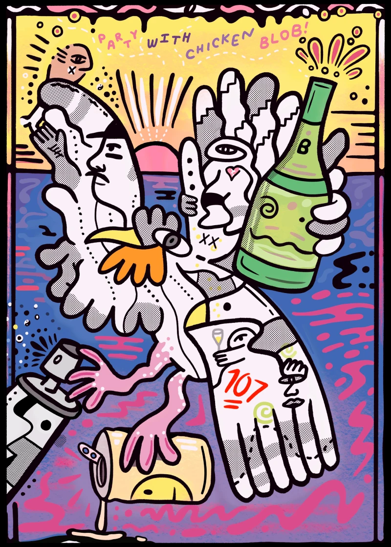 Chicken Blob #10/20