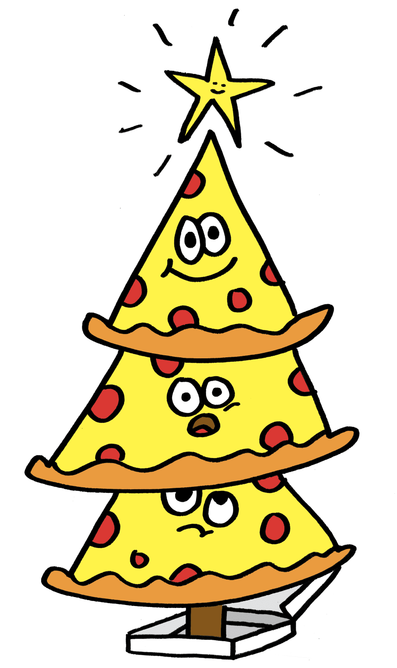 Christmas Pizza Tree 2021