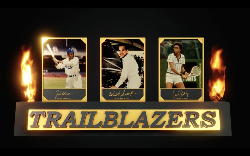 Icons Wendell Scott, Jackie Robinson and Arthur Ashe #2/100
