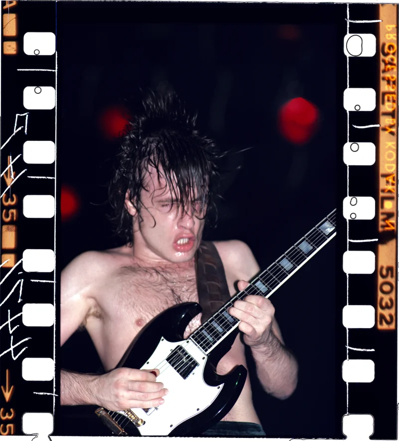 Angus Young | AC/DC | Powerage Tour, 1978