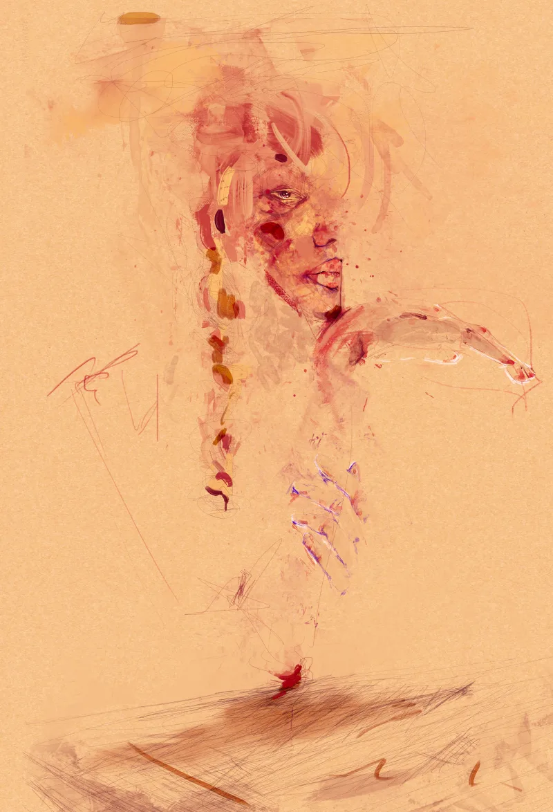 I couldn’t hear her cries