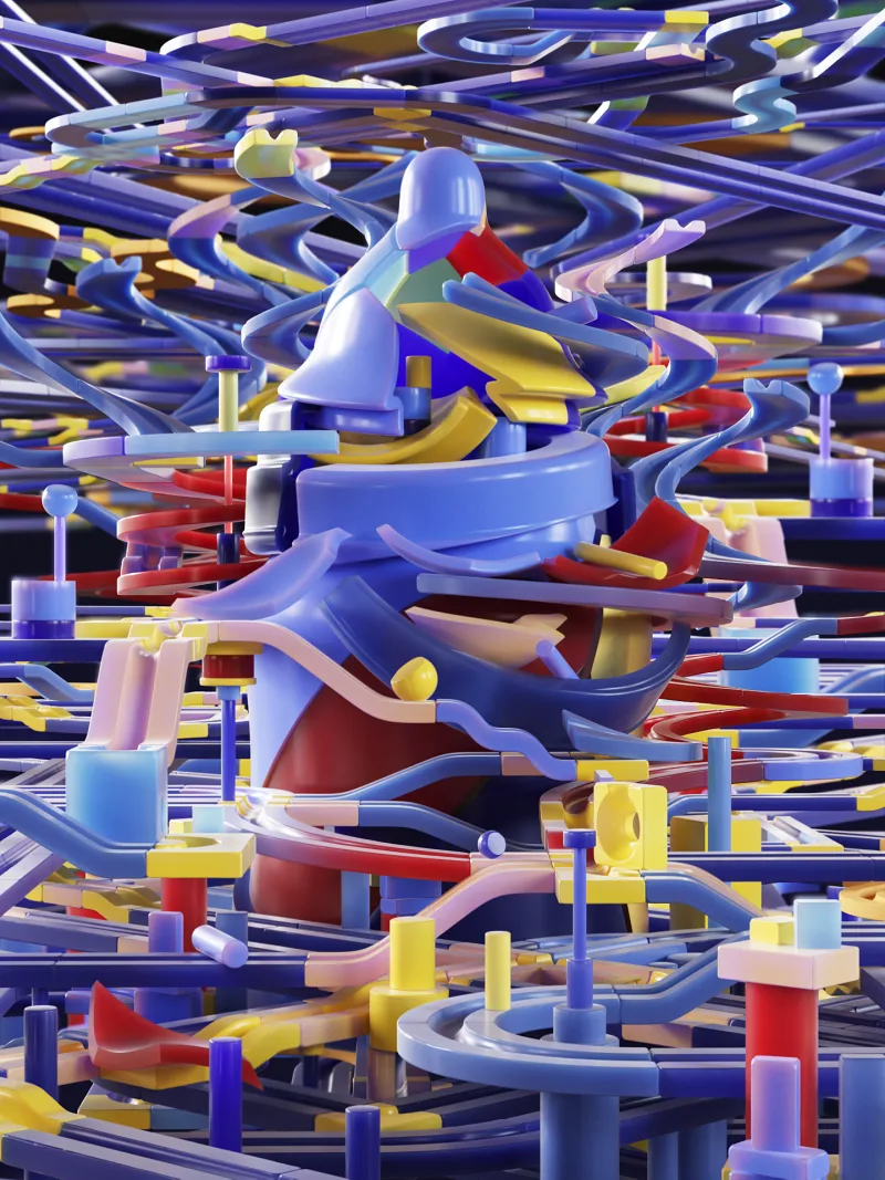 Marble Madness by Markusgonser3d