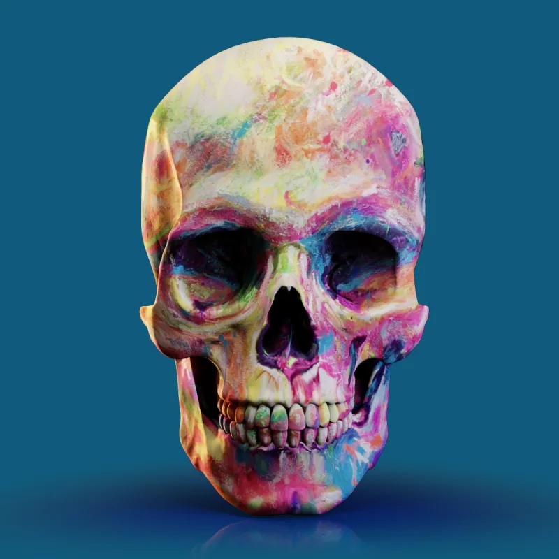 ORIGINAL RENÉ MÄKELÄ'S SKULL (A1)