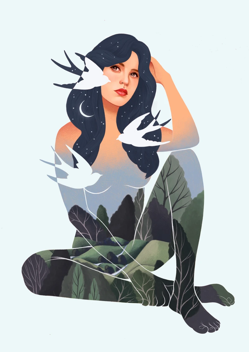 Midsummer Day  by Mercedes deBellard