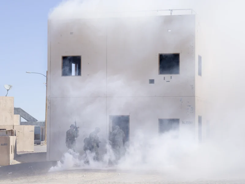 Fake Battle at Fort Irwin