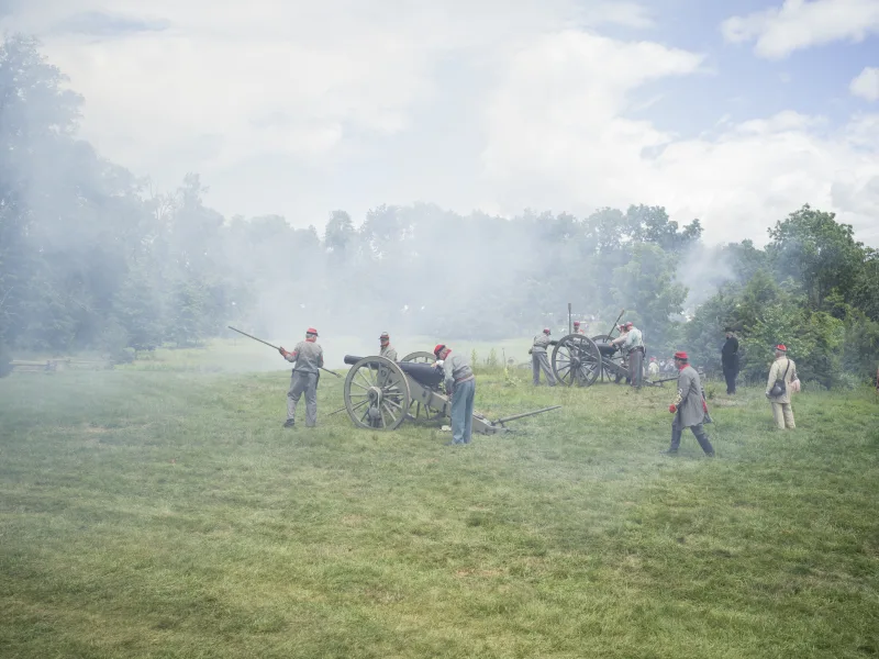 Confederates at Gettysburg Reenactment