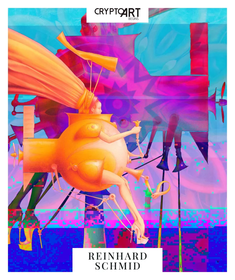REINHARD SCHMID CRYPTO ART Begins (WHITE) #2/7