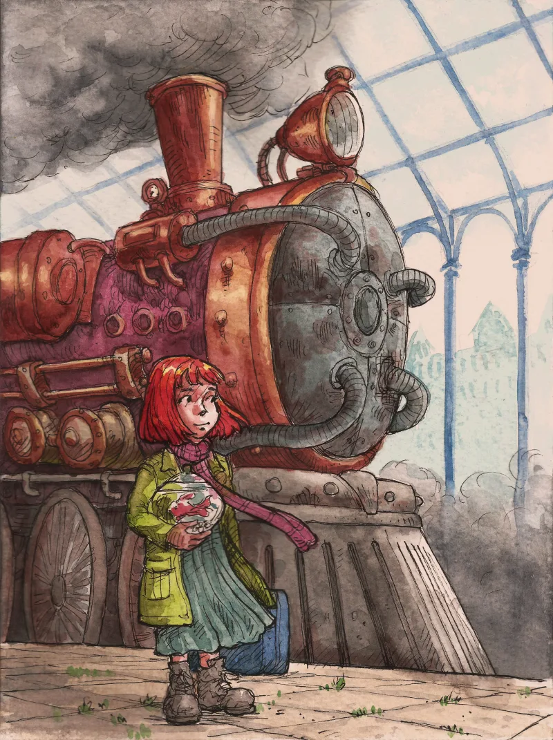 Chloe and the Train