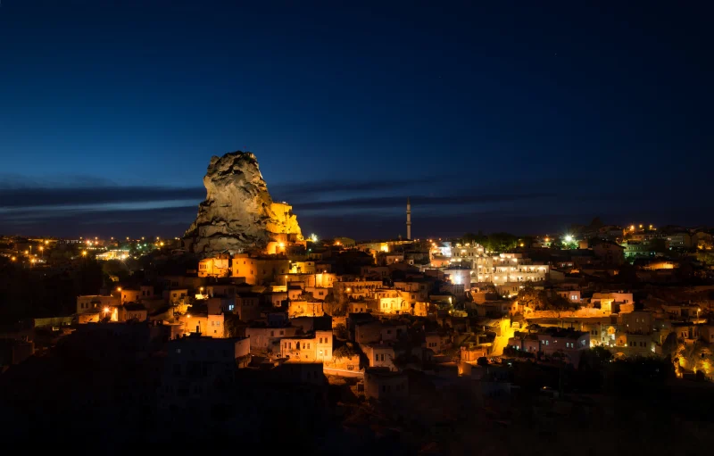 Night at Ortahisar Castle