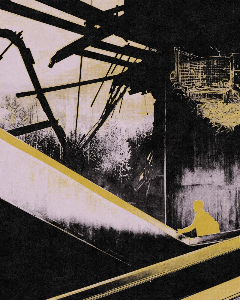 A repeating pattern of chaos (Yellow)