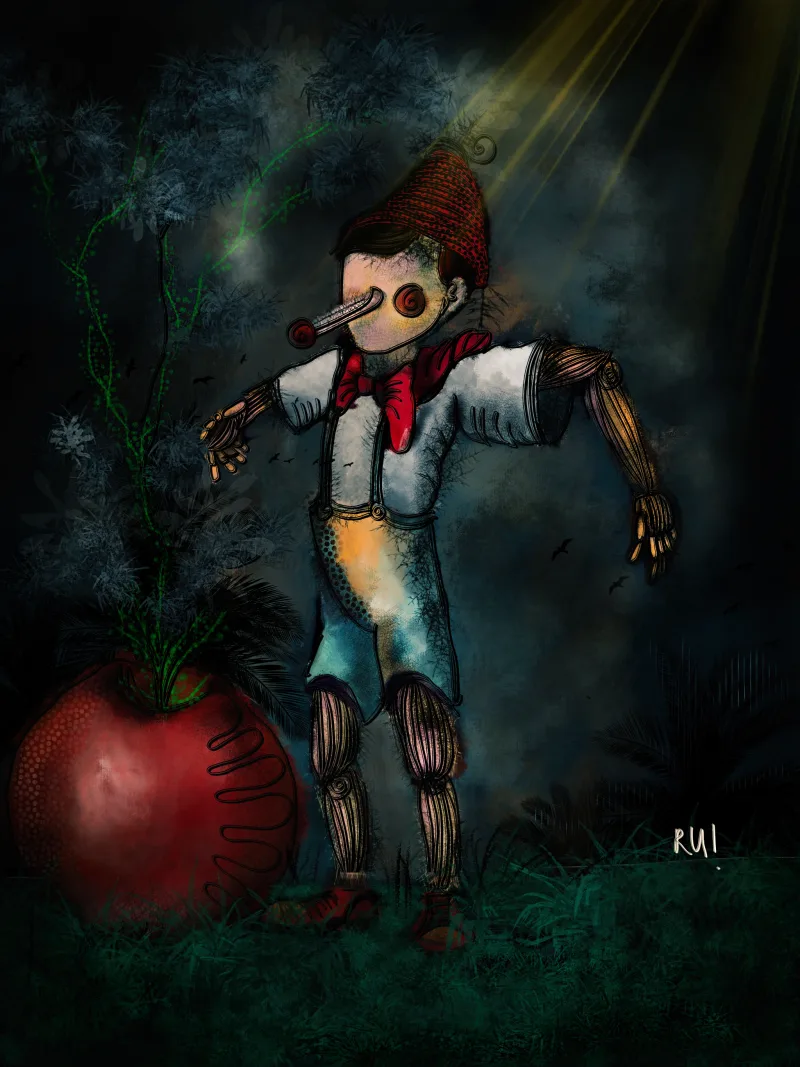 Pinocchio - the apple of lies