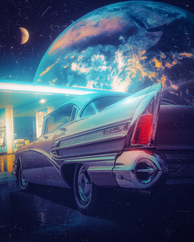 Retro Gas Station