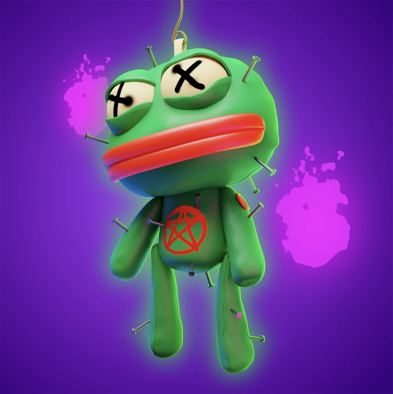 Froggy Voodoo Doll #9/14