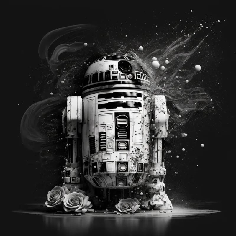 R2-D2's Transformation into Graffiti