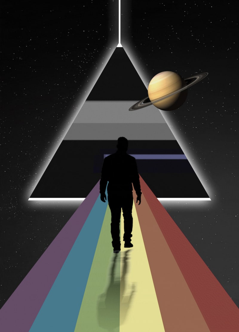 The Surface Of A Rainbow In Space