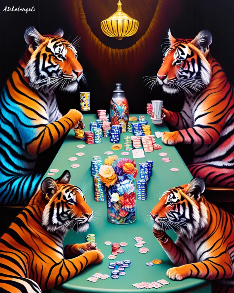 Poker Tigers #16/25