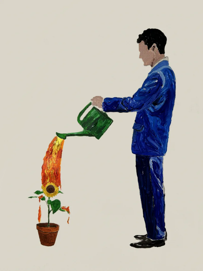 These flowers won't bloom