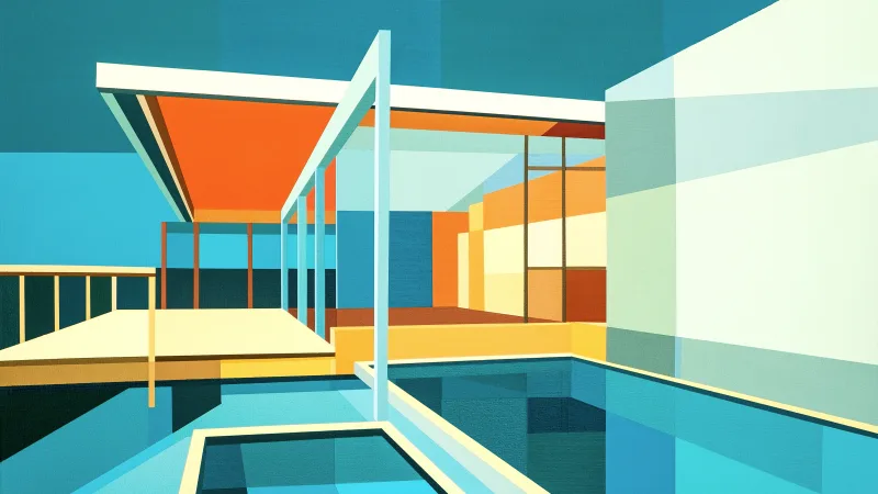 Neutra Reimagined (pencil to paint) #8/10