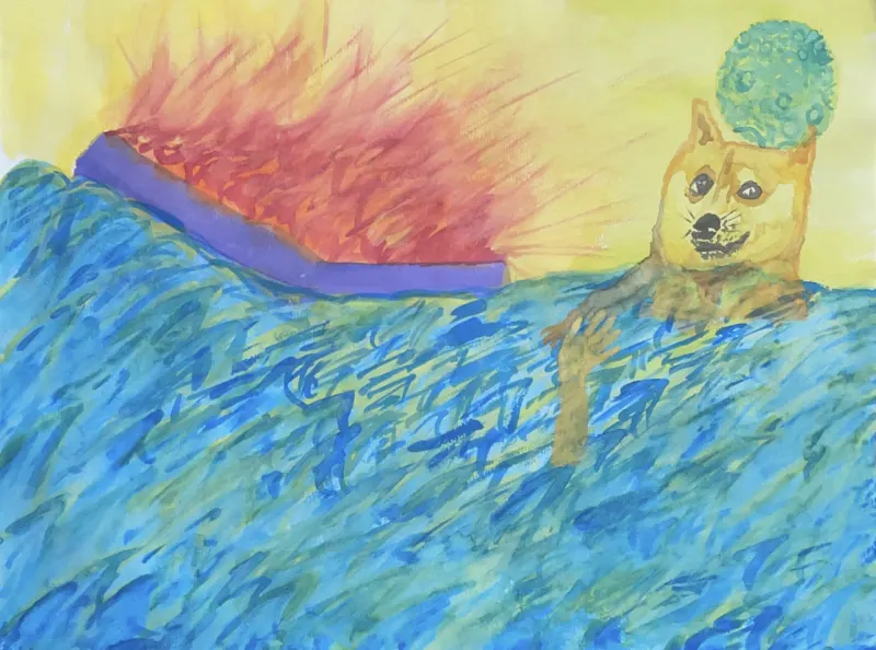 First Rescue Human Then Moon (Loyal Doge)