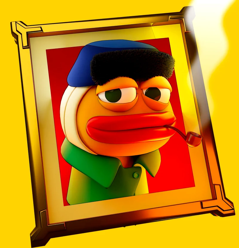 Painting of Bandaged Ear Froggo