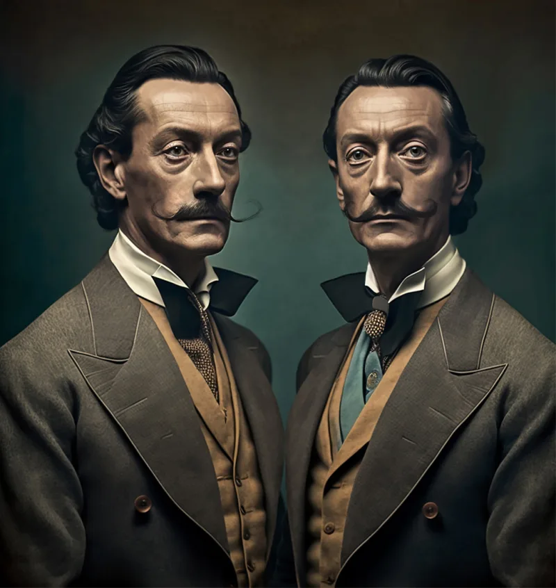 Rebirth of Salvador Dali as a Pharaoh