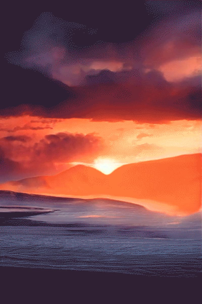 THE COLORS OF THE SUNSET