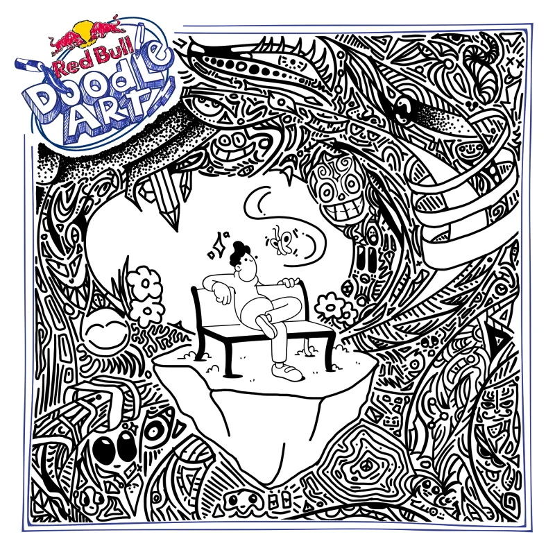 Red Bull Doodle Art Collection mentored by Burnt Toast #54/12935