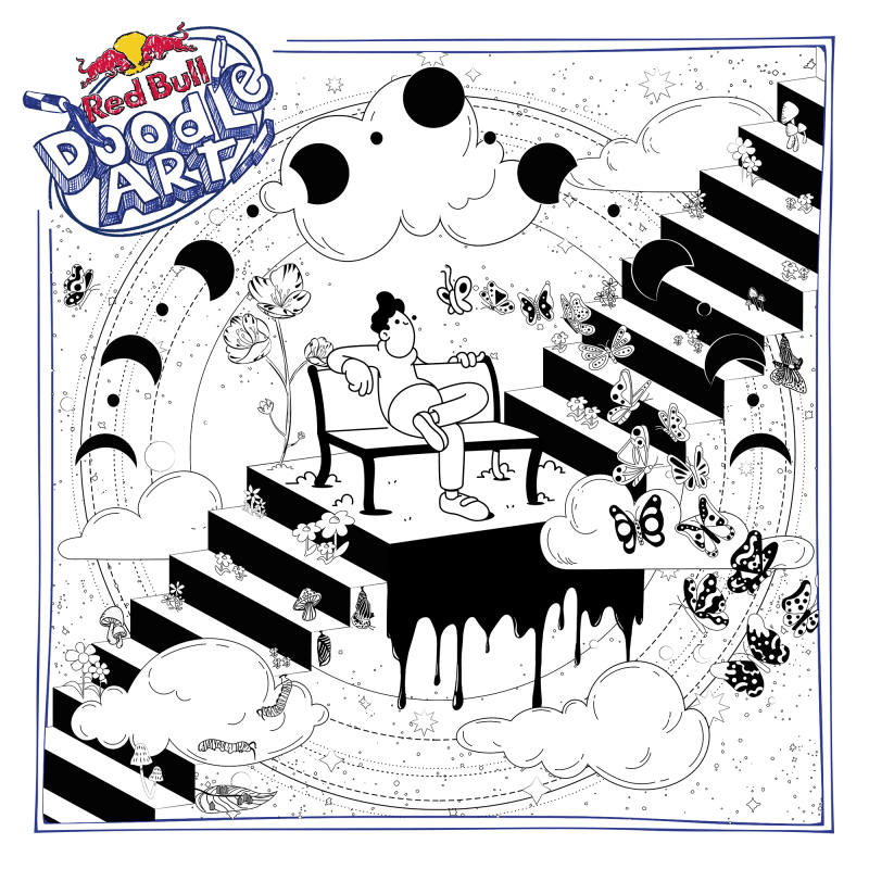 Red Bull Doodle Art Collection mentored by Burnt Toast #3550/12935