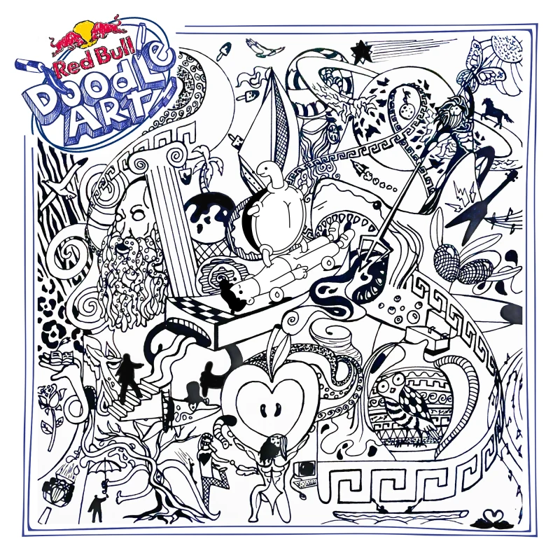 Red Bull Doodle Art Collection mentored by Burnt Toast #4007/12935