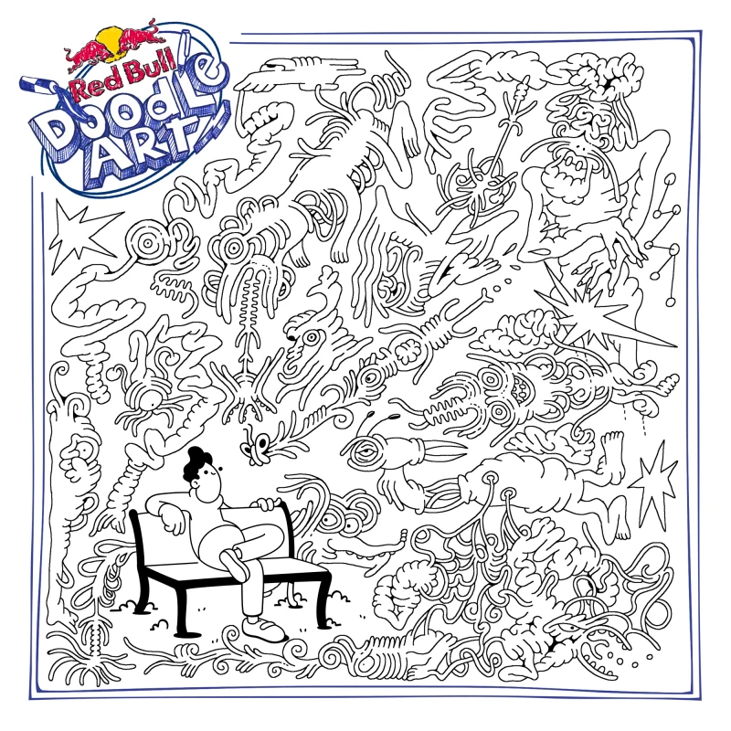 Red Bull Doodle Art Collection mentored by Burnt Toast #9114/12935