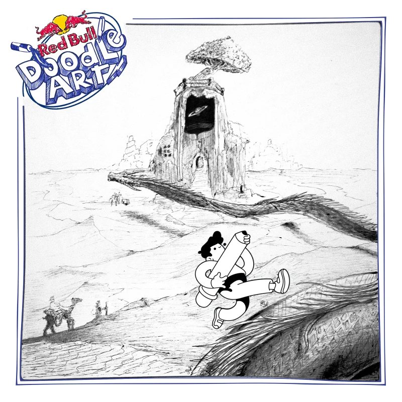 Red Bull Doodle Art Collection mentored by Burnt Toast #11674/12935