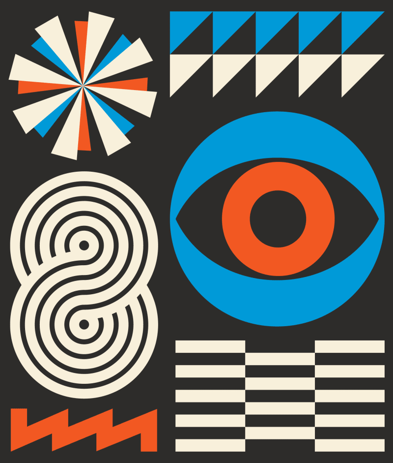 Colorful Minimalism I - Dark Variant #10/11