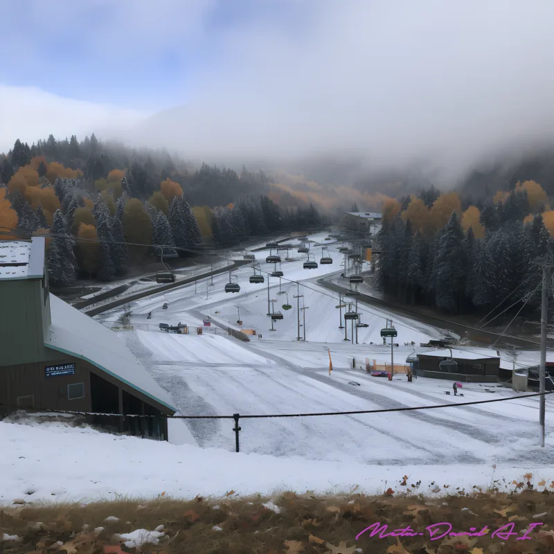 @l0stinmandaland - Unseasonably Warm Weather Leaves Ski Slopes with Little Snow