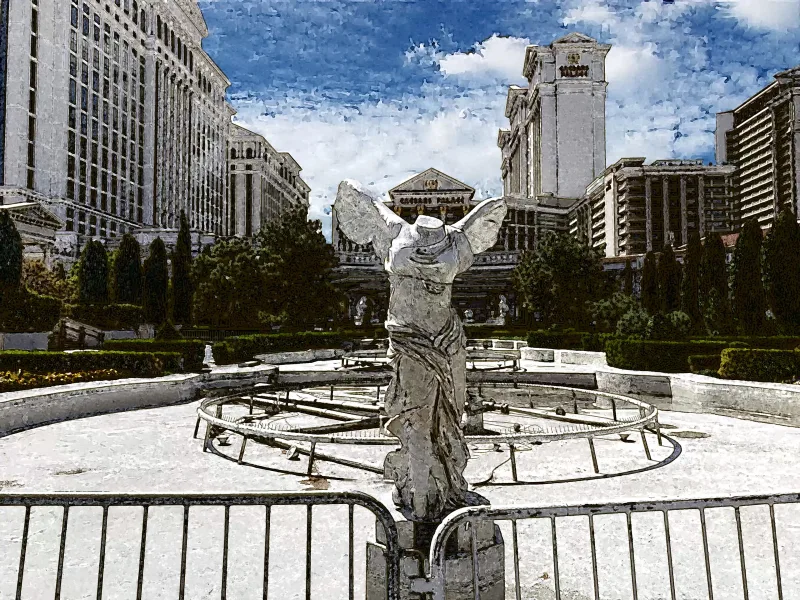 Monet Paints Caesars