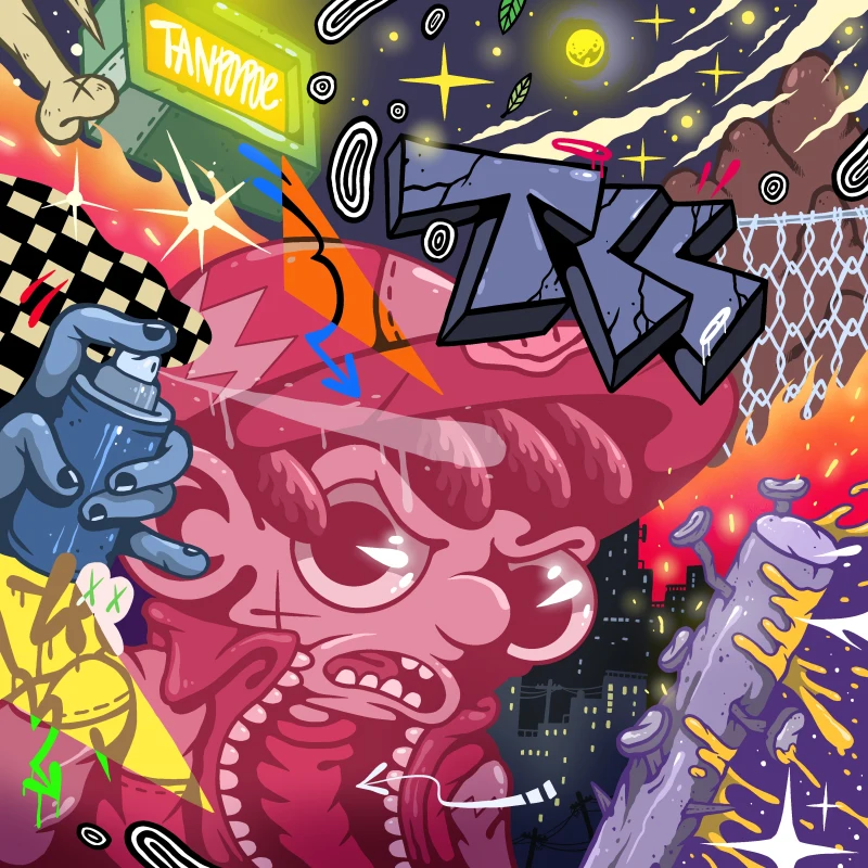 TANPOPOE ANGRY GRAFFITI !!