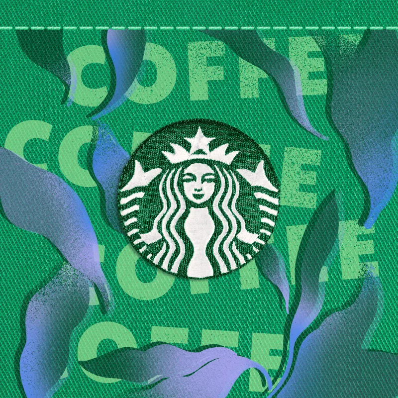 The Starbucks® Green Apron Stamp #3059