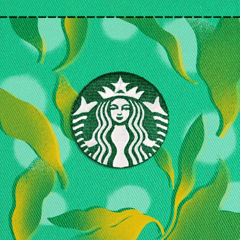 The Starbucks® Green Apron Stamp #3138