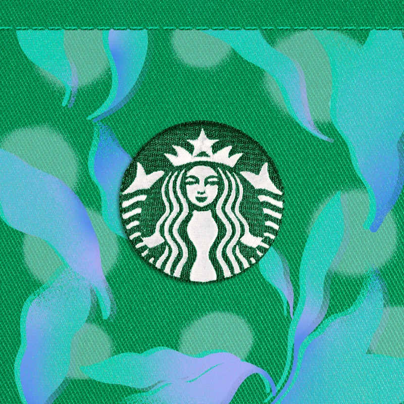 The Starbucks® Green Apron Stamp #3017